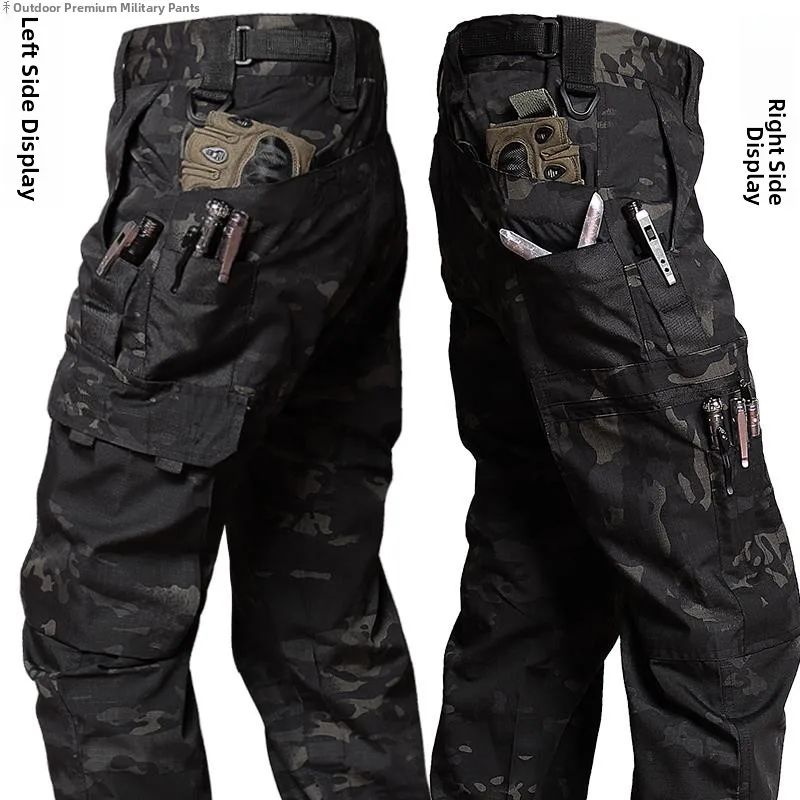 Camouflage Tactical Long Pants Thin Waterproof Quick Dry Bug Workwear Trousers Black Spring Summer Men's Fashion Urban Style
Camouflage Tactical Long Pants Thin Waterproof Quick Dry Bug Workwear Trousers Black Spring Summer Men's Fashion Urban Style