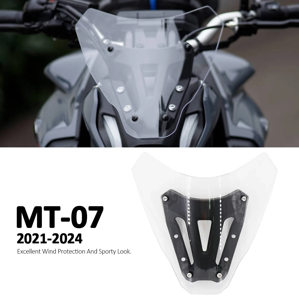 For YAMAHA MT-07 FZ07 MT07 2024 2023 2022 2021 MT 07 Motorcycle Touring Sport WindScreen Windshield Visor Deflector
For YAMAHA MT-07 FZ07 MT07 2024 2023 2022 2021 MT 07 Motorcycle Touring Sport WindScreen Windshield Visor Deflector