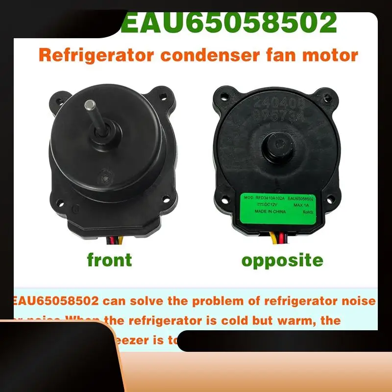 EAU 65058502 EAU 64843805 RFD3410A102A Двигатель вентилятора конденсатора холодильника для замены AP 7178309 PS 16662422 -N38R
EAU 65058502 EAU 64843805 RFD3410A102A Двигатель вентилятора конденсатора холодильника для замены AP 7178309 PS 16662422 -N38R