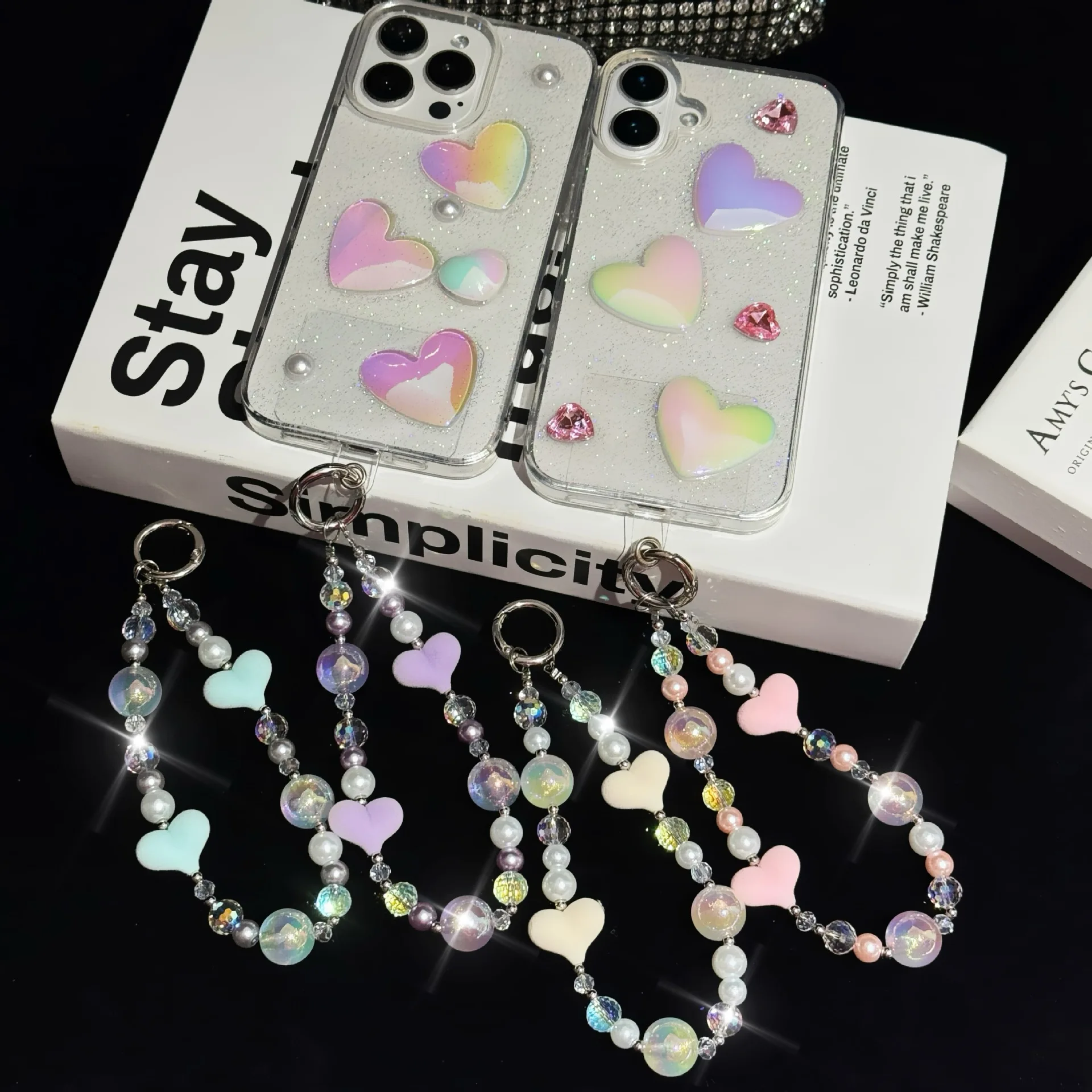 New High-End For Mobile Phone Chain Personalized And Fashionable Keychain Velvet Heart-Shaped Small Ball Bracelet Bag Pendant
New High-End For Mobile Phone Chain Personalized And Fashionable Keychain Velvet Heart-Shaped Small Ball Bracelet Bag Pendant