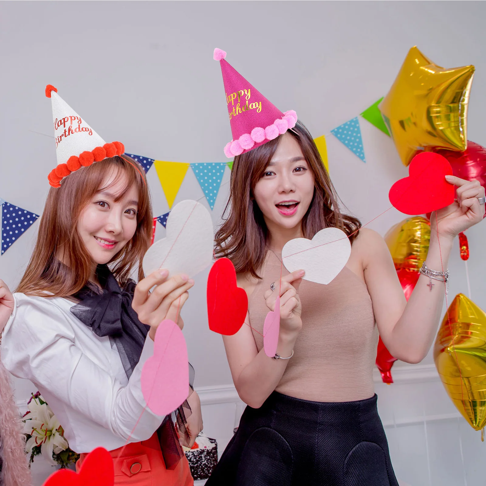 10Pcs Birthday Pom Pom Party Cone Hats Colorful Kids Happy Birthday Caps Fun Festival Accessories Party Cone Hats
10Pcs Birthday Pom Pom Party Cone Hats Colorful Kids Happy Birthday Caps Fun Festival Accessories Party Cone Hats