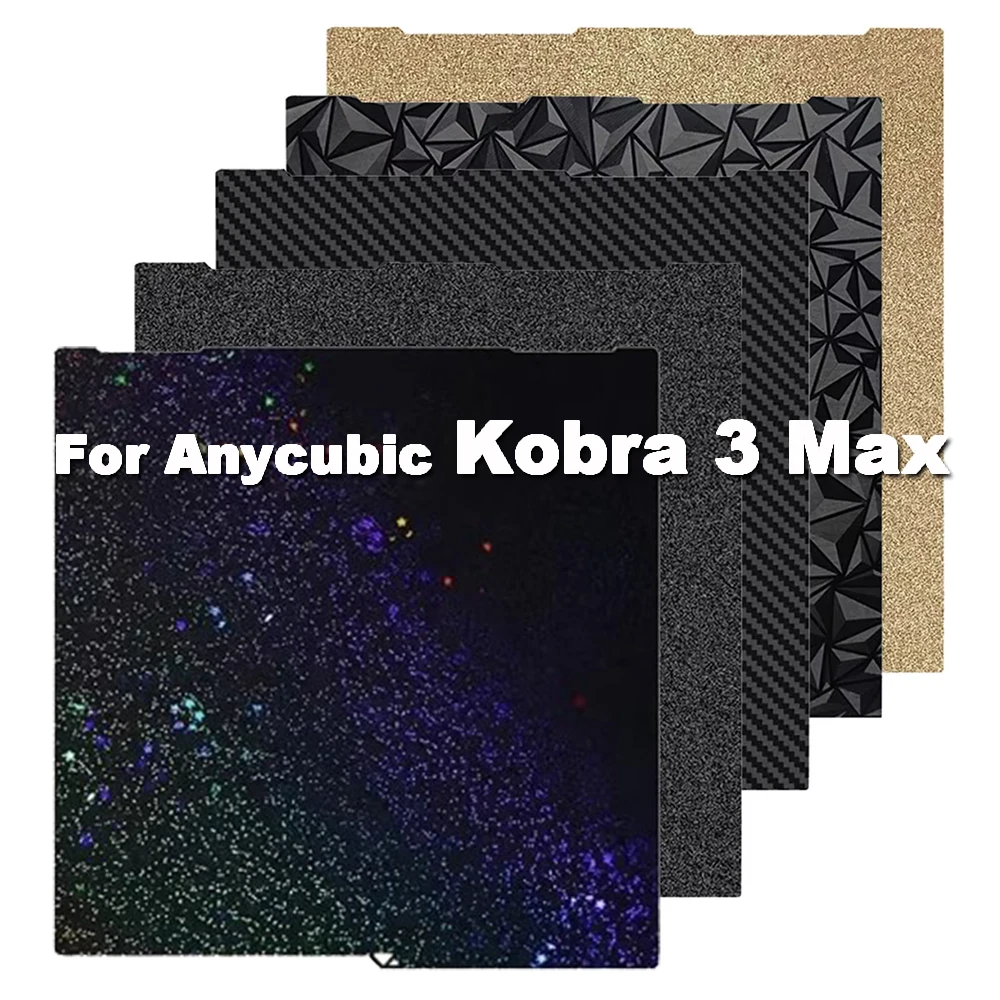 Для Anycubic Kobra 3 Max двухсторонний пружинный стальной лист PEY PEO PET PEI сборная пластина для K3 Max Kobra 3 Max 3D-принтер Hotbed
Для Anycubic Kobra 3 Max двухсторонний пружинный стальной лист PEY PEO PET PEI сборная пластина для K3 Max Kobra 3 Max 3D-принтер Hotbed
