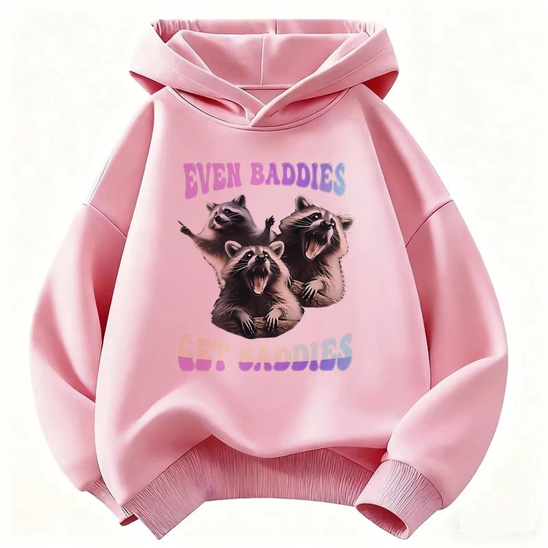 Детская толстовка с капюшоном и дизайном медведя Even Baddies Get Saddies, для мальчиков и девочек, осенне-зимняя, повседневная
Детская толстовка с капюшоном и дизайном медведя Even Baddies Get Saddies, для мальчиков и девочек, осенне-зимняя, повседневная