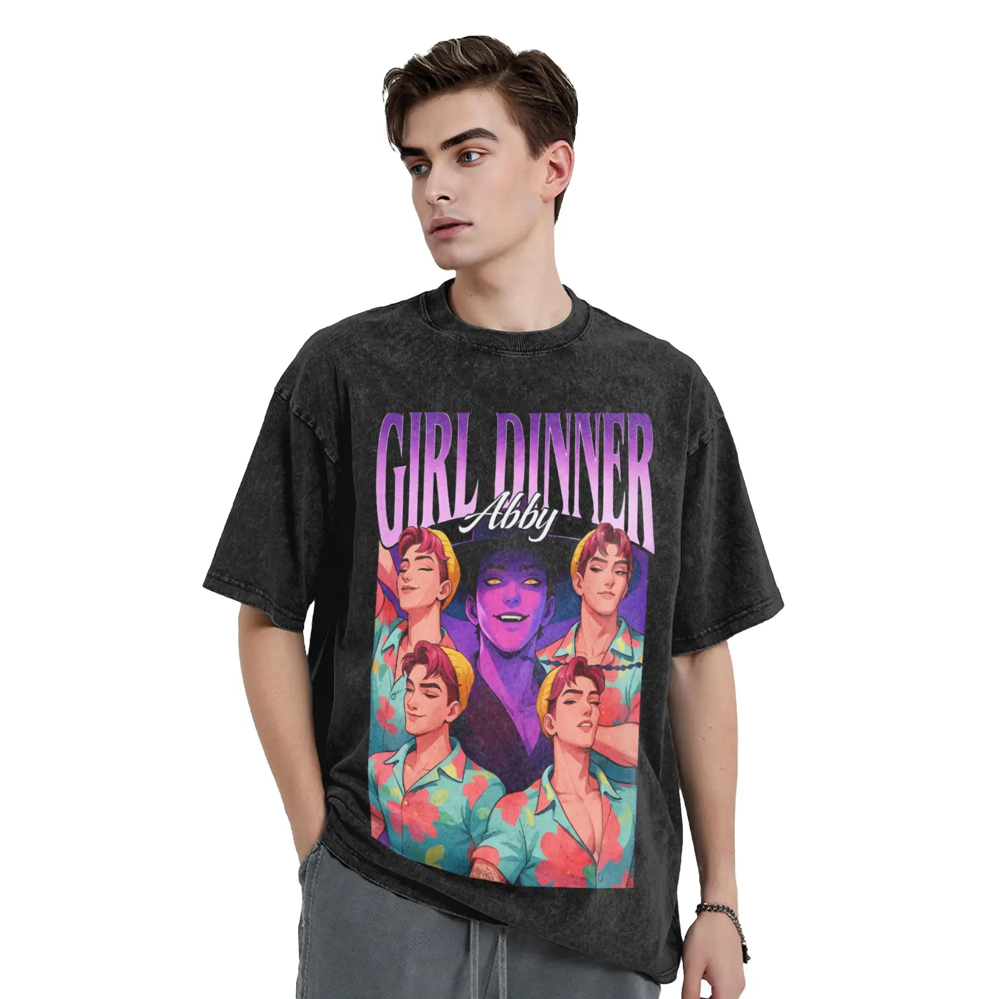 Girl Dinner Abby Jinu Cotton T-Shirts Kpop Demon Hunters Trending Tee Shirt Man Summer Y2K Retro Casual Top Tees
Girl Dinner Abby Jinu Cotton T-Shirts Kpop Demon Hunters Trending Tee Shirt Man Summer Y2K Retro Casual Top Tees