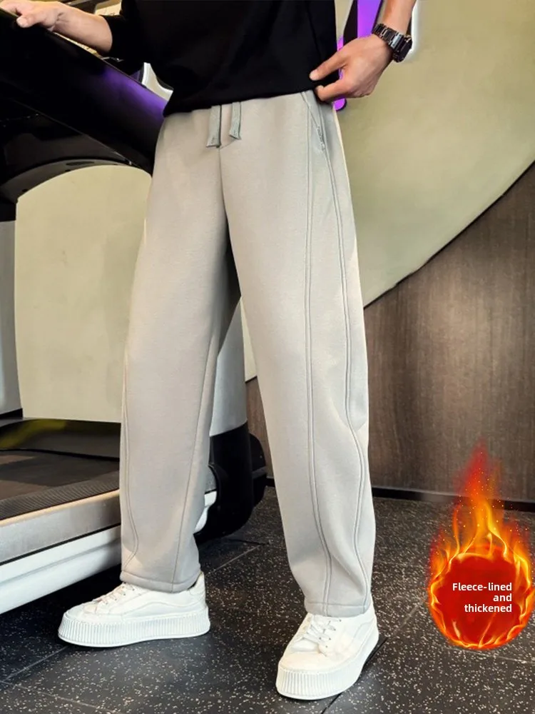 Мужские теплые повседневные спортивные брюки с прямыми штанинами на подкладке Fce, модные универсальные модные свободные брюки для повседневной носки
Мужские теплые повседневные спортивные брюки с прямыми штанинами на подкладке Fce, модные универсальные модные свободные брюки для повседневной носки