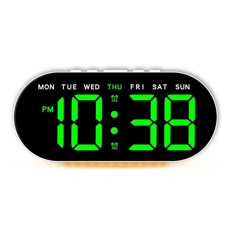Snooze Electronic Alarm Clock with Ambient Light for Children LED Digital Desktop Decorative Clock with Date/temperature Display
Snooze Electronic Alarm Clock with Ambient Light for Children LED Digital Desktop Decorative Clock with Date/temperature Display