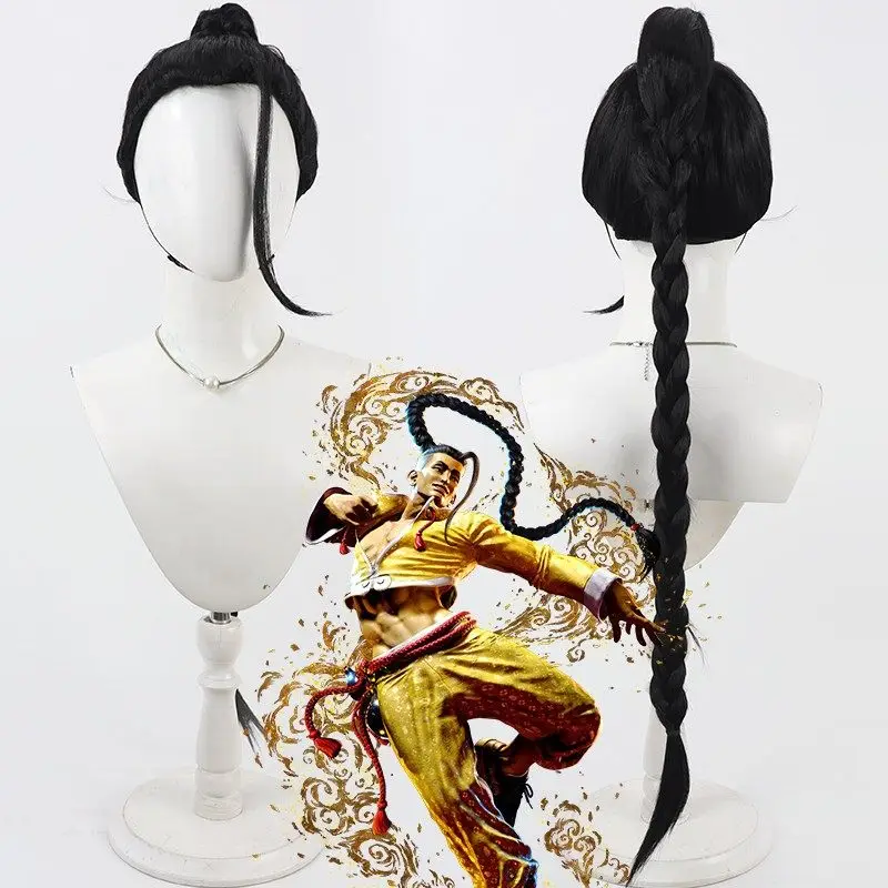 Парик для косплея Джейми Сиу из аниме Street Fighter 6, 90 см, длинный, прямой, черный, с плетеными хвостиками, термостойкий, из синтетических волос
Парик для косплея Джейми Сиу из аниме Street Fighter 6, 90 см, длинный, прямой, черный, с плетеными хвостиками, термостойкий, из синтетических волос