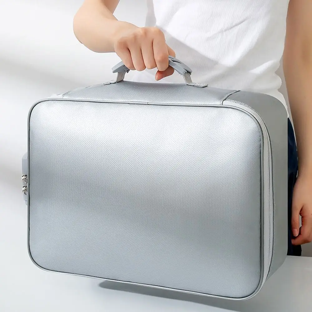 Waterproof Fireproof Document Bag Large Capacity Zipper Closure Travel File Handbag Multi-Functional Multi-Layer
Waterproof Fireproof Document Bag Large Capacity Zipper Closure Travel File Handbag Multi-Functional Multi-Layer