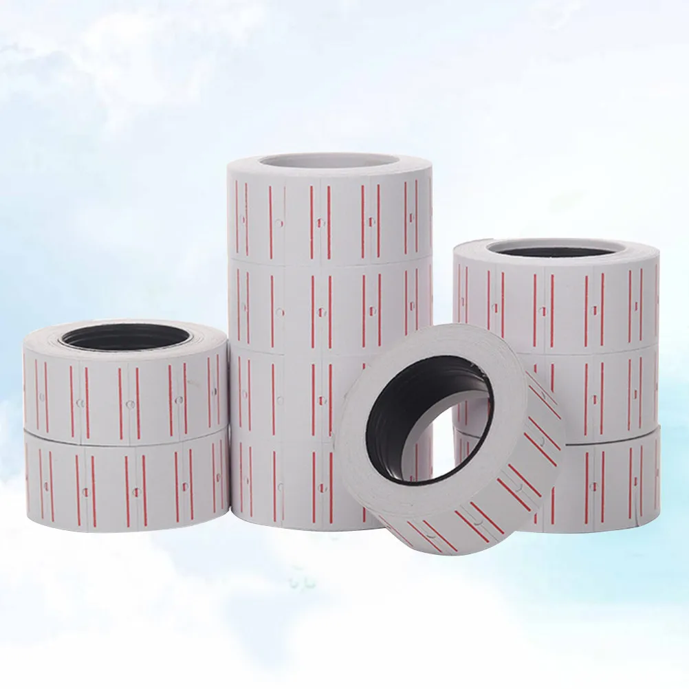10 Rolls Price Tag Sticker Adhesive Code Paper Supermarket Durable Perfect Legibility Sticker Labels
10 Rolls Price Tag Sticker Adhesive Code Paper Supermarket Durable Perfect Legibility Sticker Labels