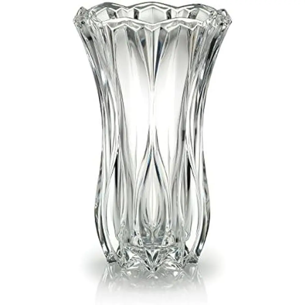 Celebrations Blossom Crystal Vase, 12-Inch Tall, Elegant Cut Glass Design or loral Arrangements and Decorative Centerpieces
Celebrations Blossom Crystal Vase, 12-Inch Tall, Elegant Cut Glass Design or loral Arrangements and Decorative Centerpieces