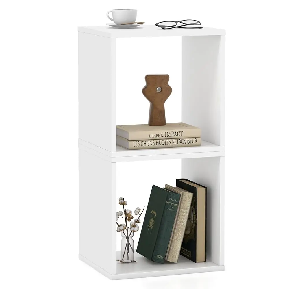 2 Stackable Bookshelf Cubes, Cubical Storage Organizer With 2 Removable Open Shelves, Small Book Shelves For Small Spaces, Cube
2 Stackable Bookshelf Cubes, Cubical Storage Organizer With 2 Removable Open Shelves, Small Book Shelves For Small Spaces, Cube