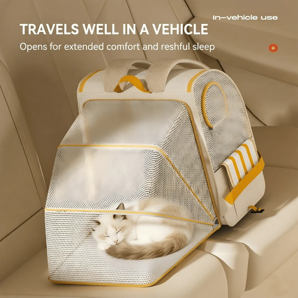 Pet Stroller And Backpack Carrier, Expandable Breathable Mesh Design For Cats And Dogs, Suitable For Hiking, Camping And Outdoo
Pet Stroller And Backpack Carrier, Expandable Breathable Mesh Design For Cats And Dogs, Suitable For Hiking, Camping And Outdoo