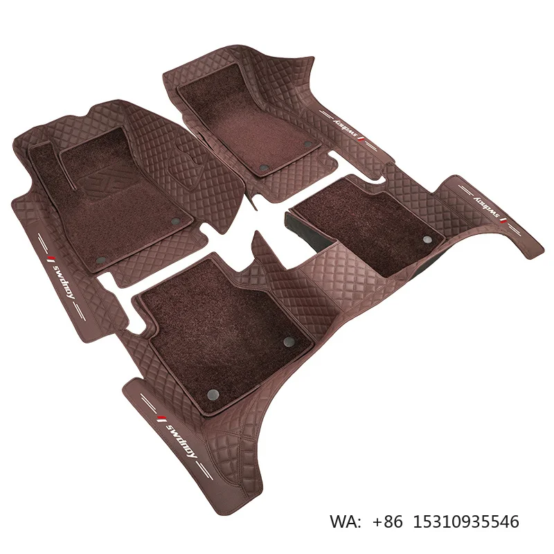 High Quality Carpet Leather Car Floor Mats, All Weather Full Coverage Non Slip Custom Fit Auto Interior Foot Pads
High Quality Carpet Leather Car Floor Mats, All Weather Full Coverage Non Slip Custom Fit Auto Interior Foot Pads