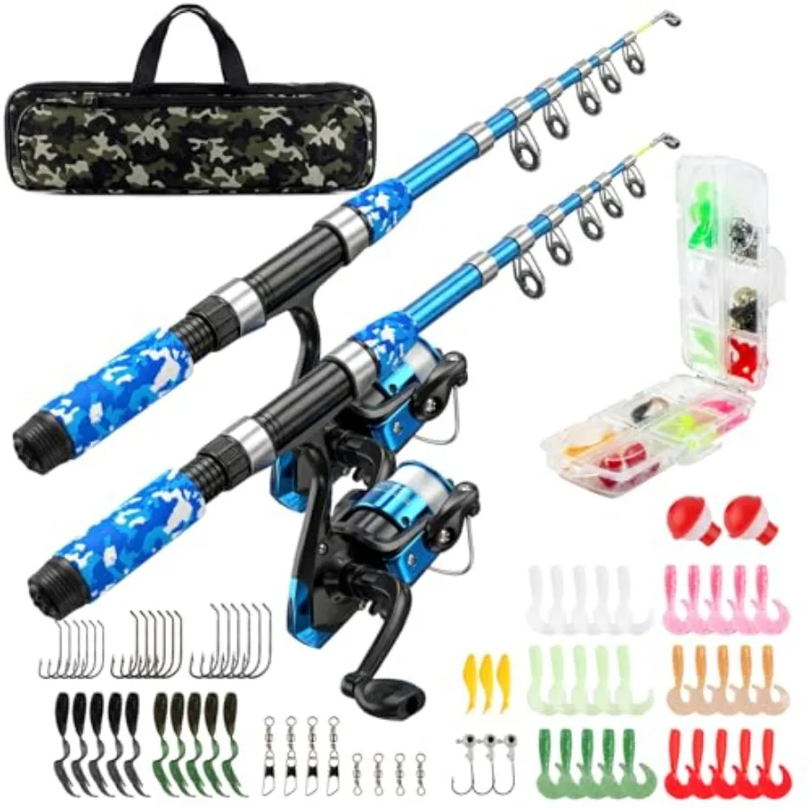Fishing Pole Set Fishing Rod and Reel Combos Ultralight Telescopic Fishing Rod+Spinning Reel+Lure Baits+Fishing Line with Mini
Fishing Pole Set Fishing Rod and Reel Combos Ultralight Telescopic Fishing Rod+Spinning Reel+Lure Baits+Fishing Line with Mini
