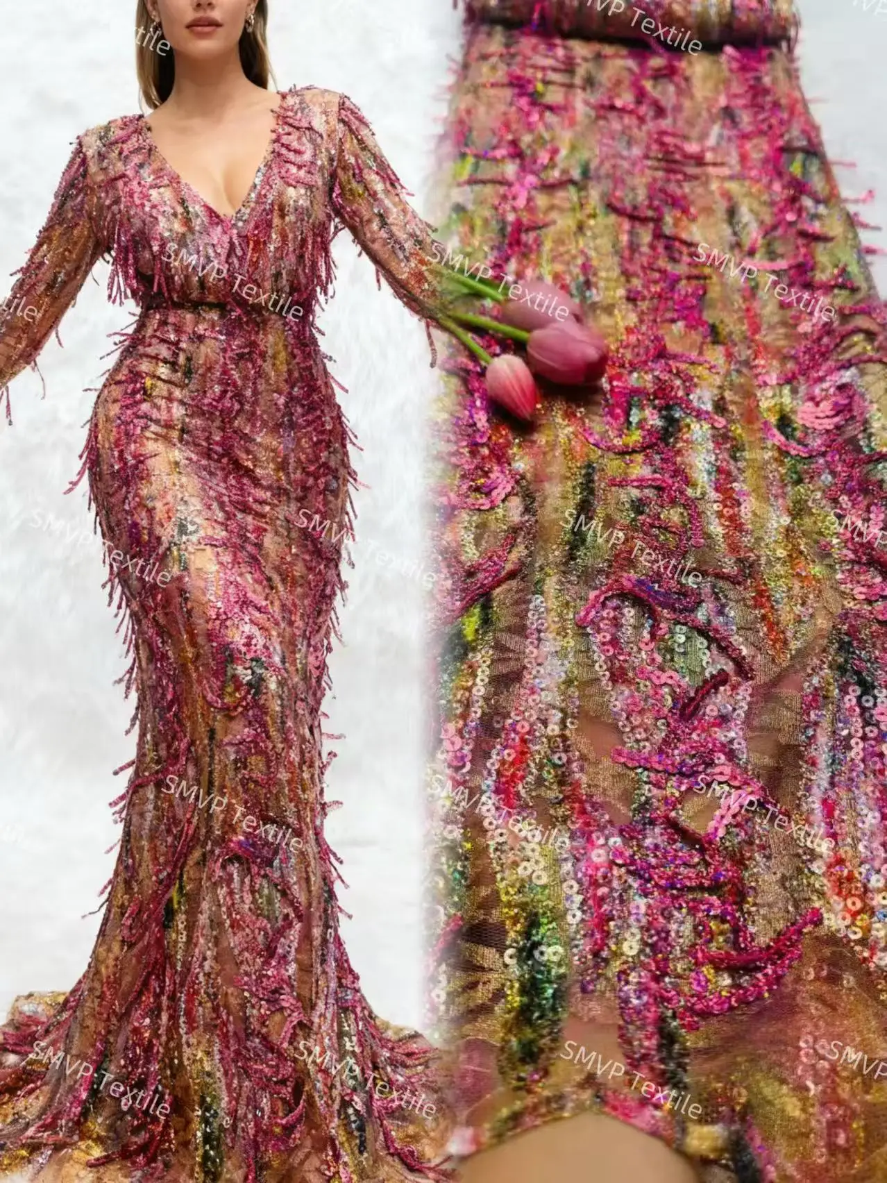 Nigerian lace fabrics 2025 Tulle Mesh Lace Fabric High Quality French African Sequins Net Lace for Women Wedding Dresses
Nigerian lace fabrics 2025 Tulle Mesh Lace Fabric High Quality French African Sequins Net Lace for Women Wedding Dresses