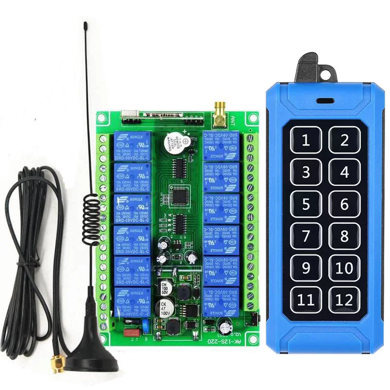 universal DC 12V 24V 36V 48V 10A relay Remote Control Switches Receiver Transmitters 433mhz/315mhz crane power switch
universal DC 12V 24V 36V 48V 10A relay Remote Control Switches Receiver Transmitters 433mhz/315mhz crane power switch