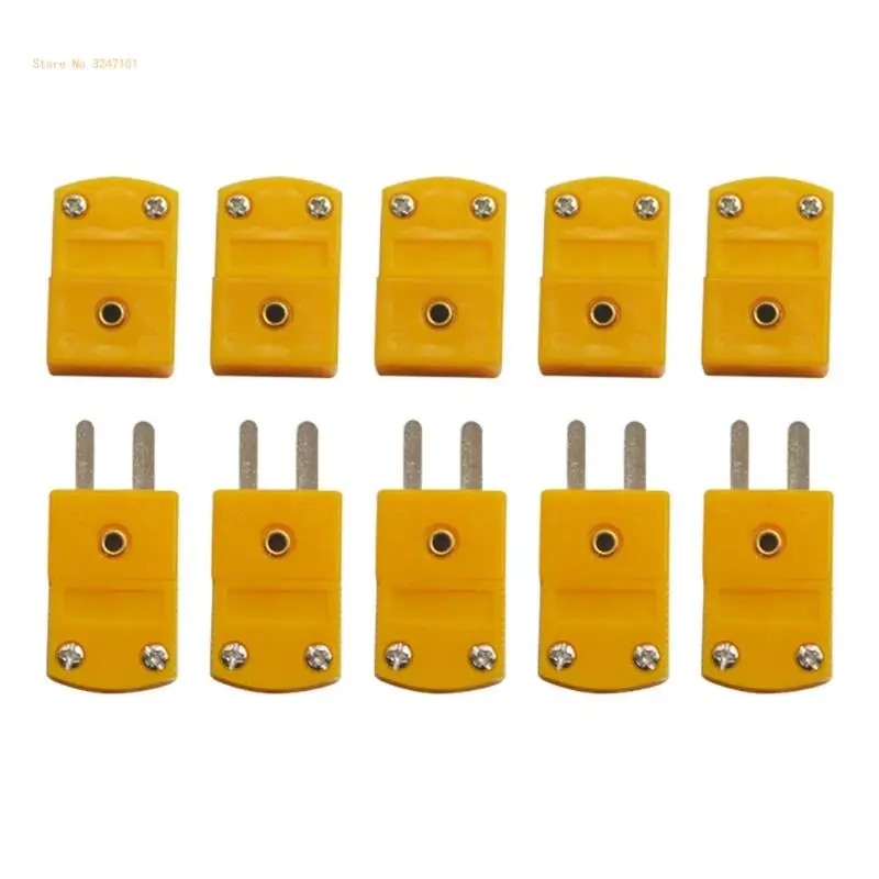 K-Type Wire Connector 10pcs Male Female Temperature Sensors Cable Connector Set Dropship
K-Type Wire Connector 10pcs Male Female Temperature Sensors Cable Connector Set Dropship