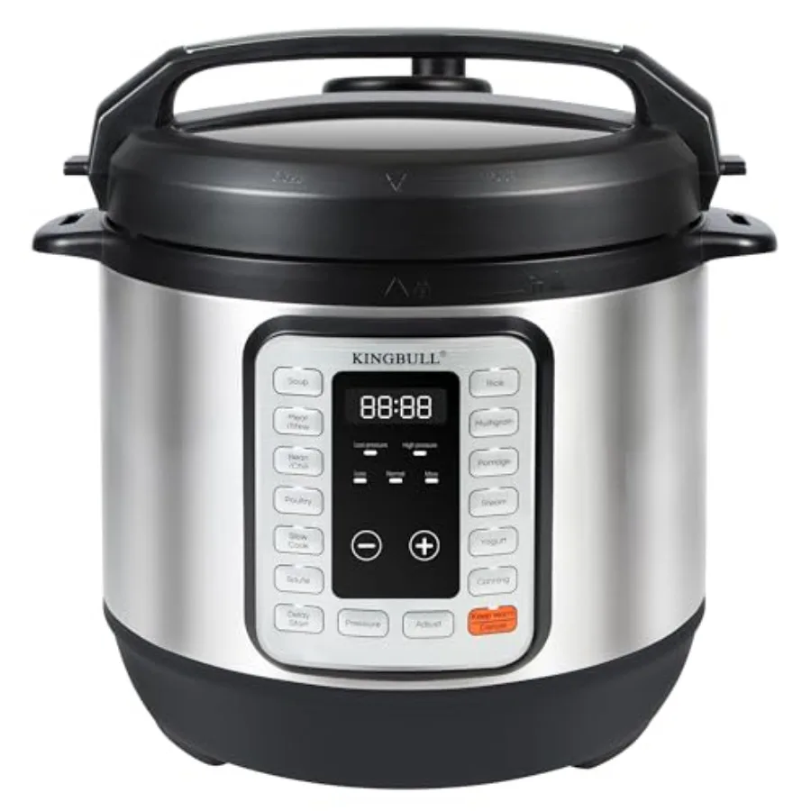 Мультиварка-скороварка электрическая 12-в-1, 6QT, с антипригарным покрытием, LED-экраном и ручным управлением для медленного приготовления, варки риса, приготовления на пару, жарки, тушения, приготовления йогурта
Мультиварка-скороварка электрическая 12-в-1, 6QT, с антипригарным покрытием, LED-экраном и ручным управлением для медленного приготовления, варки риса, приготовления на пару, жарки, тушения, приготовления йогурта
