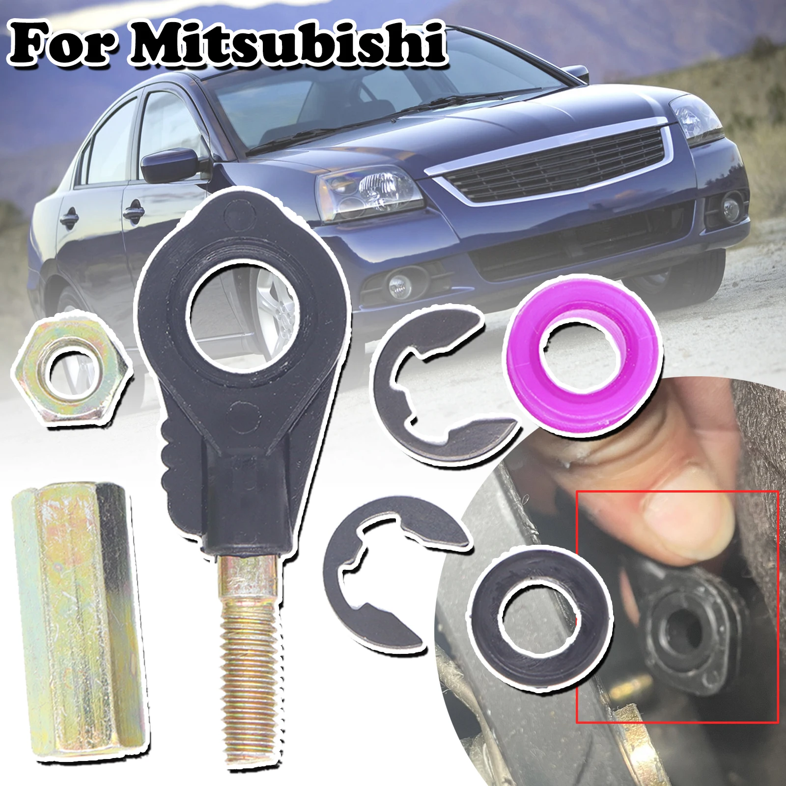 Gear Shift Cable Eyelet Control Bushing Shifter Lever Selector End Rod Connect Adapter For Mitsubishi Eclipse Lancer Mirage4
Gear Shift Cable Eyelet Control Bushing Shifter Lever Selector End Rod Connect Adapter For Mitsubishi Eclipse Lancer Mirage4