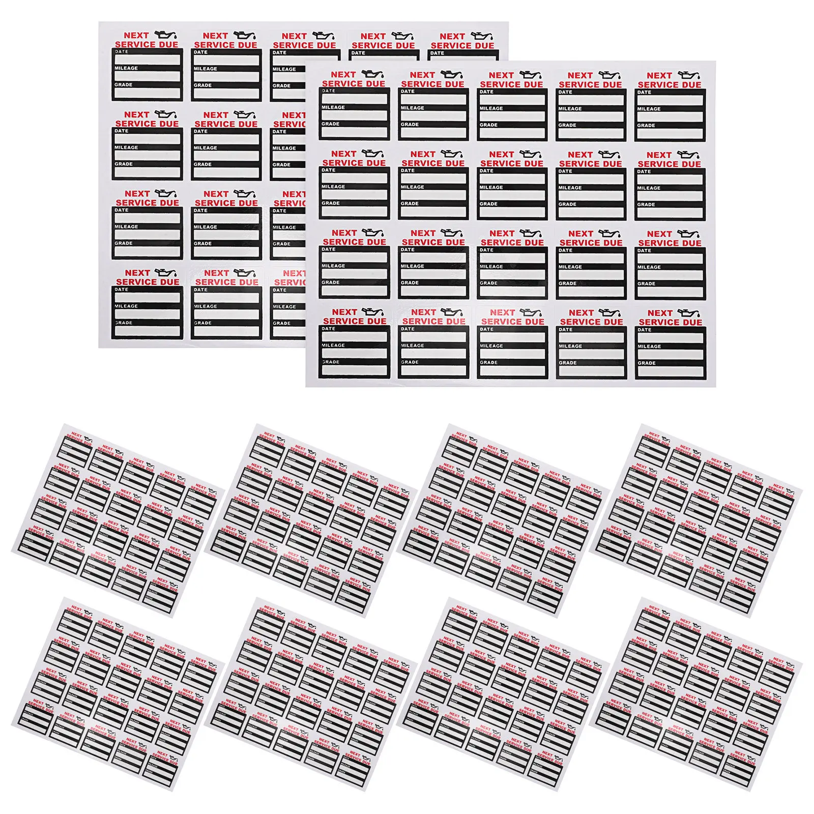 200Pcs Oil Change Reminder Stickers Static Cling Windshield Low-Tack Service Due Labels for Car Truck Auto Repair Shop Gas
200Pcs Oil Change Reminder Stickers Static Cling Windshield Low-Tack Service Due Labels for Car Truck Auto Repair Shop Gas