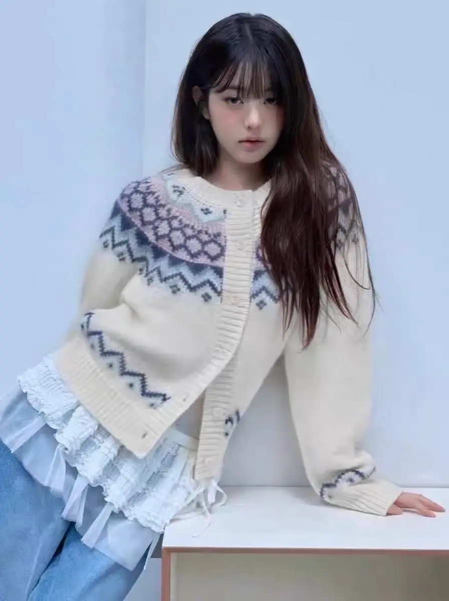 Zhang ng Knitted Cardigan Island Sle Lazy Faion Women's Jaet Small Size Knitwear Comfortable Medium Softn Long Sve
Zhang ng Knitted Cardigan Island Sle Lazy Faion Women's Jaet Small Size Knitwear Comfortable Medium Softn Long Sve