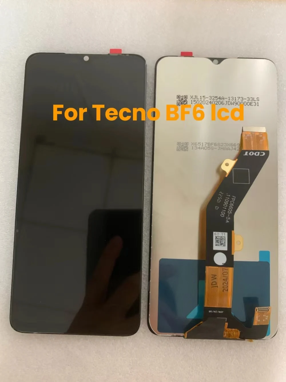6,6-дюймовый ЖК-дисплей для Tecno Pop 7 BF6, ЖК-дисплей, преобразователь сенсорного экрана в сборе для Tecno POP7 BF6, запасные части для ЖК-дисплея
6,6-дюймовый ЖК-дисплей для Tecno Pop 7 BF6, ЖК-дисплей, преобразователь сенсорного экрана в сборе для Tecno POP7 BF6, запасные части для ЖК-дисплея