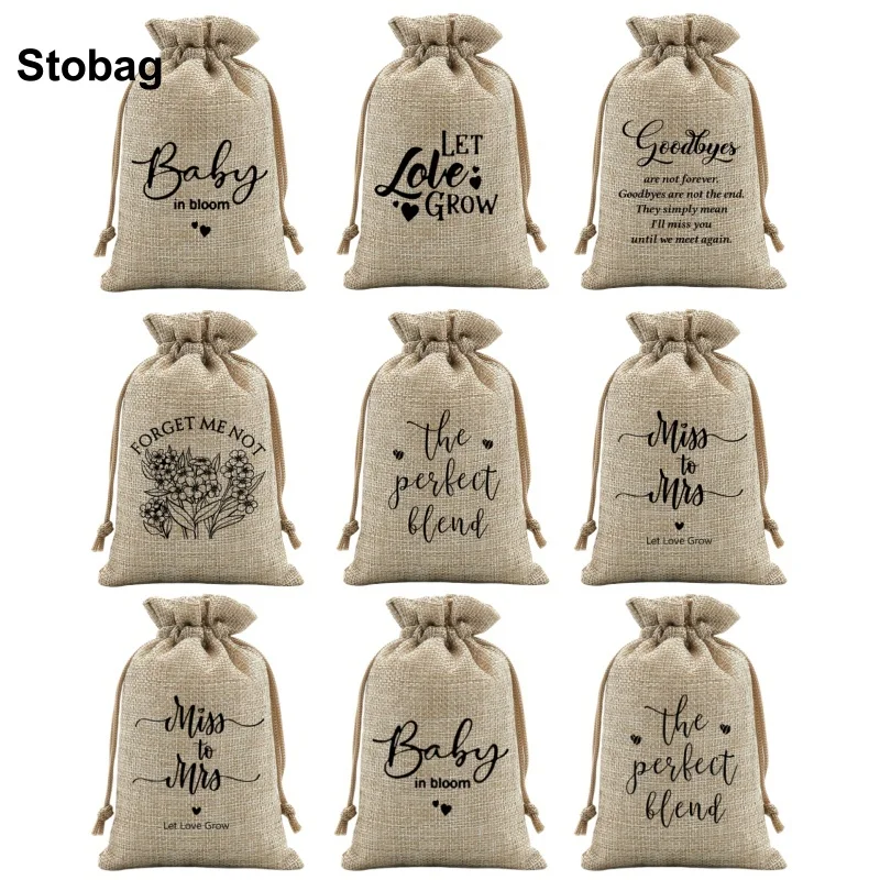 StoBag 5pcs Linen Bags Drawstring Wedding Baby Shower Bundle Pocket Child Kids Gift Packaging Small Storage Pouch Party Favors
StoBag 5pcs Linen Bags Drawstring Wedding Baby Shower Bundle Pocket Child Kids Gift Packaging Small Storage Pouch Party Favors