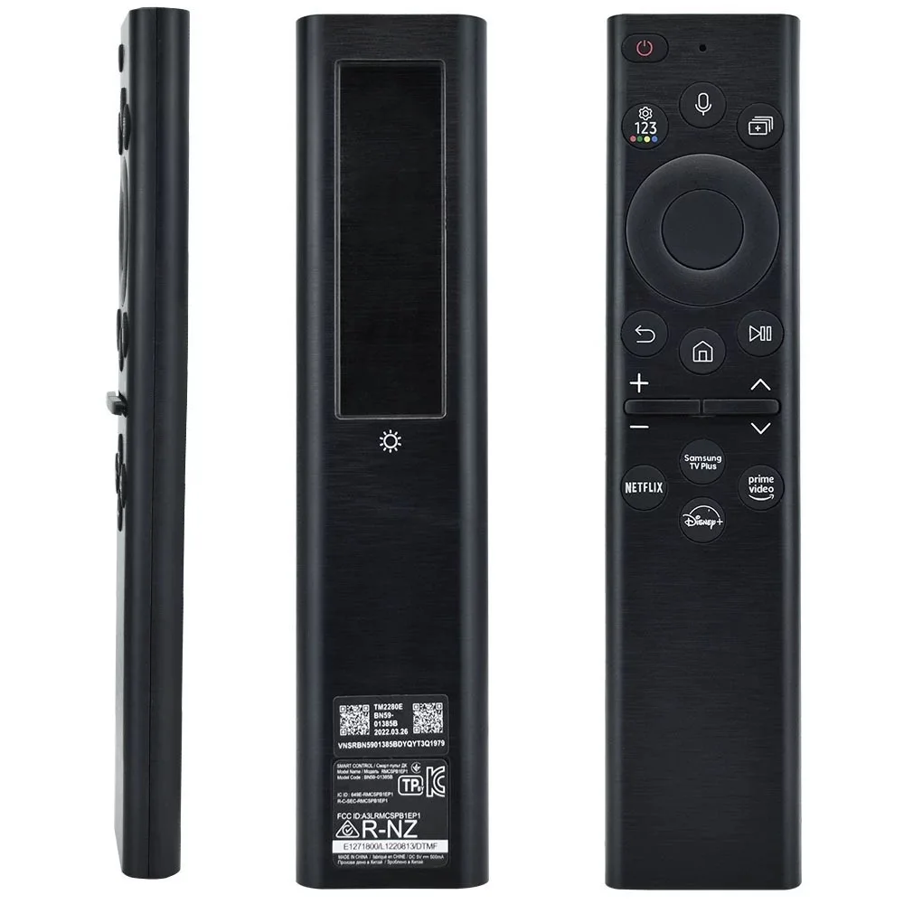 BN59-01385A TM2280E Universal Smart TV Remote Control with Bluetooth Voice Control Solar Charging, Compatible with Samsung tvs
BN59-01385A TM2280E Universal Smart TV Remote Control with Bluetooth Voice Control Solar Charging, Compatible with Samsung tvs