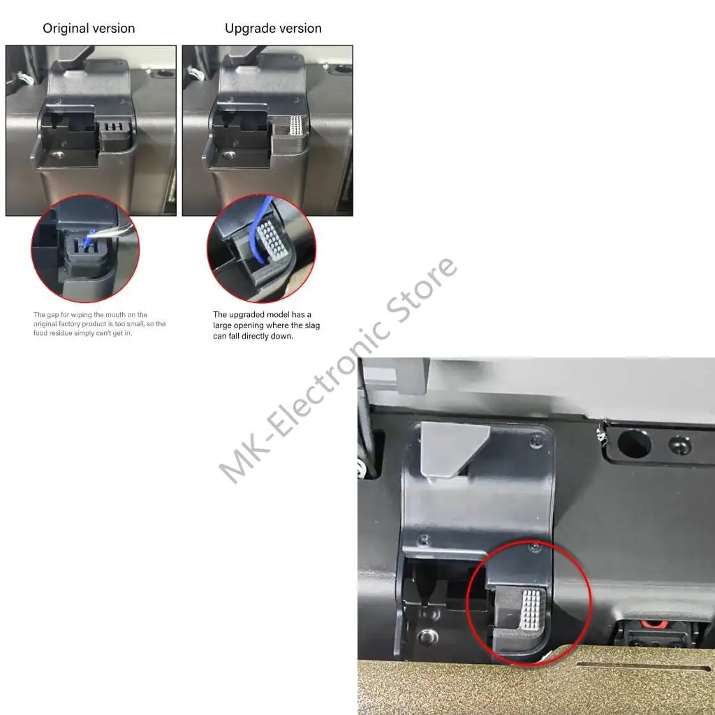 R2LF 3D Printer Nozzle Cleaner Wiper Heat Resistance For Lab P2S Effective Removal Of Stubborn Residues In 3D Printing
R2LF 3D Printer Nozzle Cleaner Wiper Heat Resistance For Lab P2S Effective Removal Of Stubborn Residues In 3D Printing