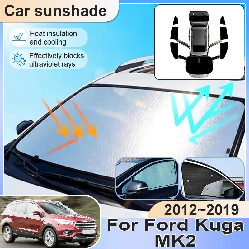 For Ford Kuga MK2 2012~2019 Escape Full Coverages Sunshades Reflector Shade Visor Sunscreen Window Car Protection Accessories
For Ford Kuga MK2 2012~2019 Escape Full Coverages Sunshades Reflector Shade Visor Sunscreen Window Car Protection Accessories