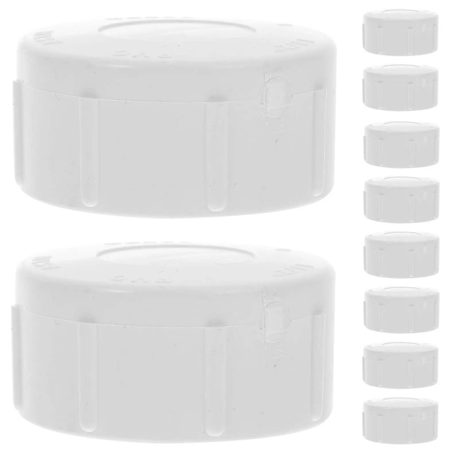 10Pcs High-Strength White PVC Threaded Pipe Cap End Plug for Underground Sprinkler Systems Pool Fittings Drainage Irrigation
10Pcs High-Strength White PVC Threaded Pipe Cap End Plug for Underground Sprinkler Systems Pool Fittings Drainage Irrigation