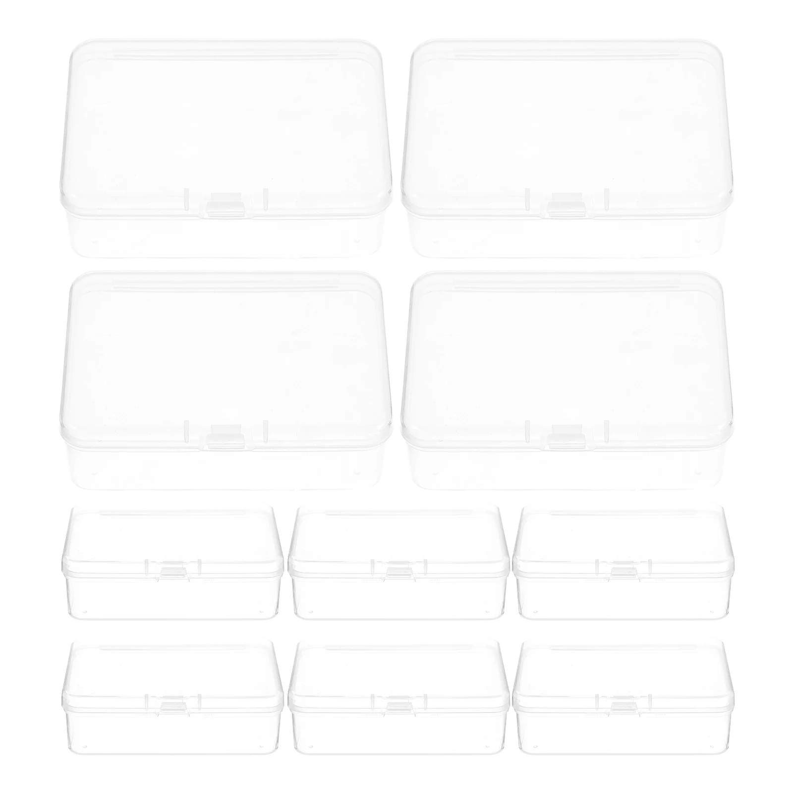10 Pcs Mini Transparent Storage Box Plastic Containers with Lids Clear Rectangular Pp Small
10 Pcs Mini Transparent Storage Box Plastic Containers with Lids Clear Rectangular Pp Small