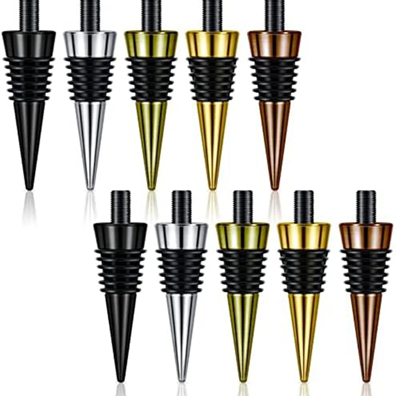 HOT-10 Pieces Blank Bottle Stopper With Threaded Post Metal Wine Stopper Inserts Set Hardware For Wood Turning DIY Project
HOT-10 Pieces Blank Bottle Stopper With Threaded Post Metal Wine Stopper Inserts Set Hardware For Wood Turning DIY Project