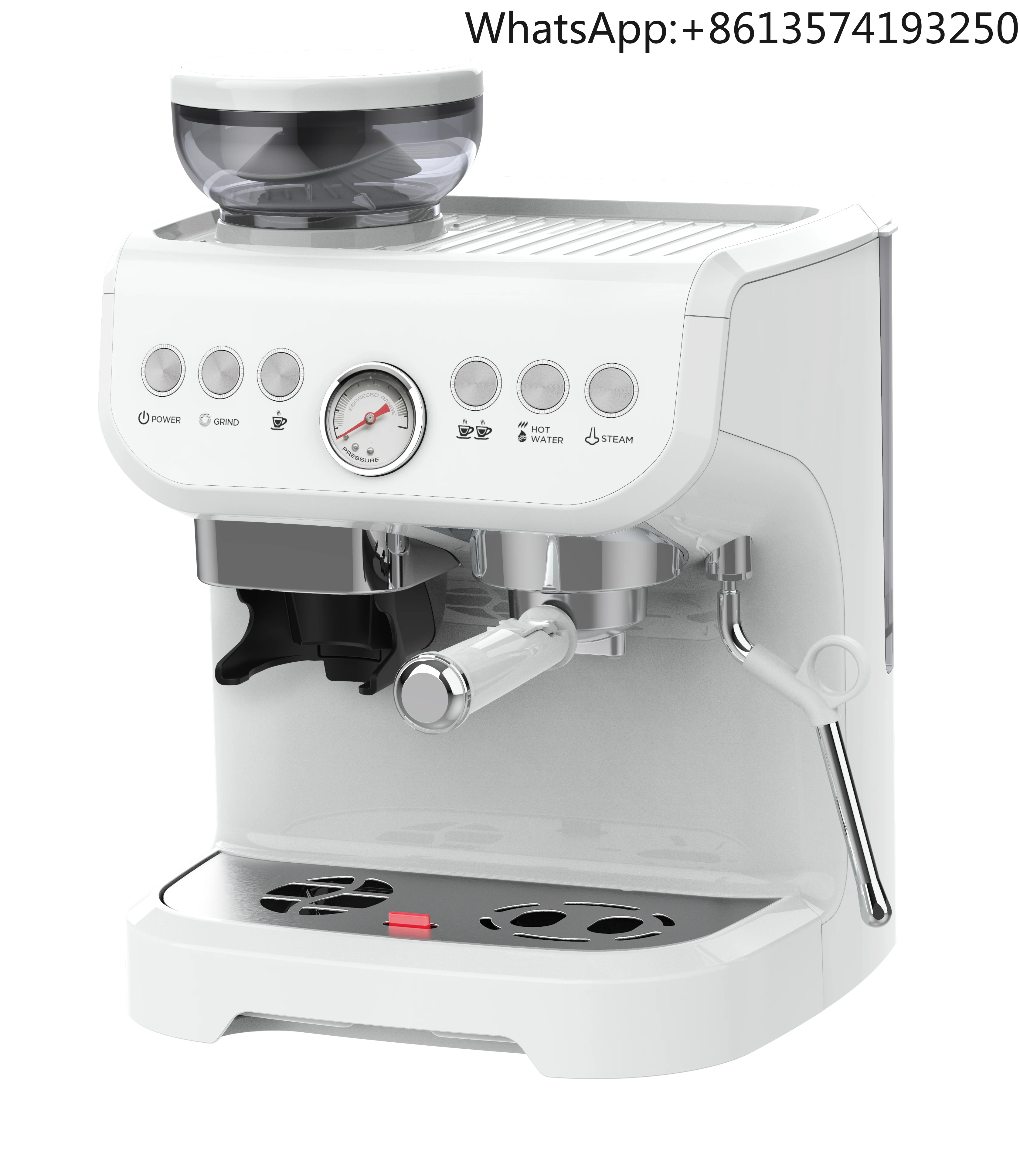 19Bar Stainless Steel 3-in-1 Professional Electric Semi-Automatic Cappuccino Espresso Coffee Maker Self-Cleaning Touch Screen 2L
19Bar Stainless Steel 3-in-1 Professional Electric Semi-Automatic Cappuccino Espresso Coffee Maker Self-Cleaning Touch Screen 2L