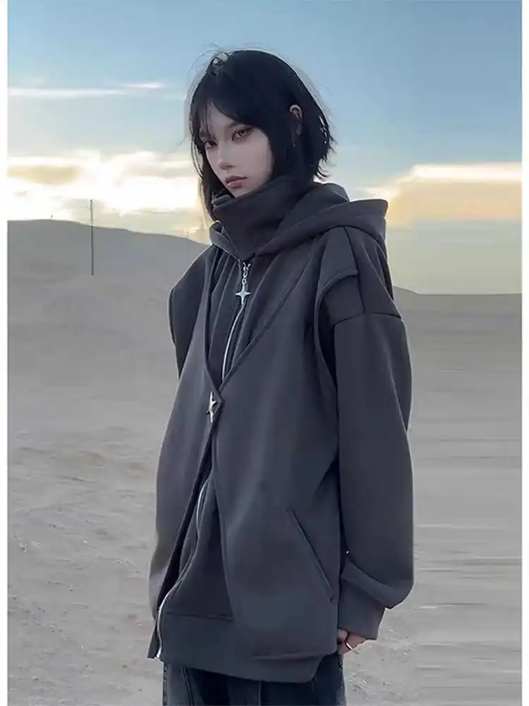 Heavyweight Fake Two-Piece Cardigan Hoodie Men's Sle Autumn Winter High Street Vibe American Hard-wearing Big Hat Function ...
Heavyweight Fake Two-Piece Cardigan Hoodie Men's Sle Autumn Winter High Street Vibe American Hard-wearing Big Hat Function ...