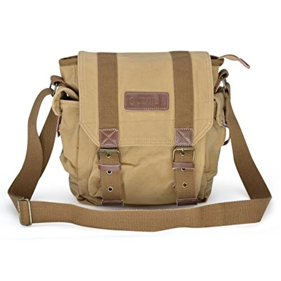 Gootium Canvas Messenger Bag - Small Vintage Shoulder Purse Crossbody Satchel
Gootium Canvas Messenger Bag - Small Vintage Shoulder Purse Crossbody Satchel