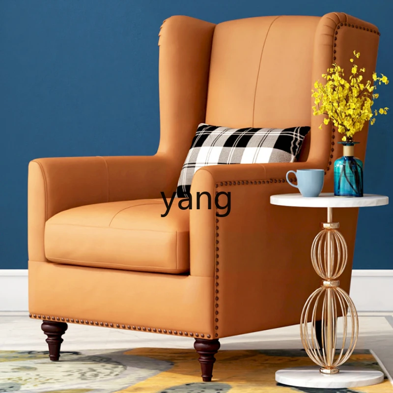 LH leather art single sofa, modern simple living room leather sofa leather art chair
LH leather art single sofa, modern simple living room leather sofa leather art chair