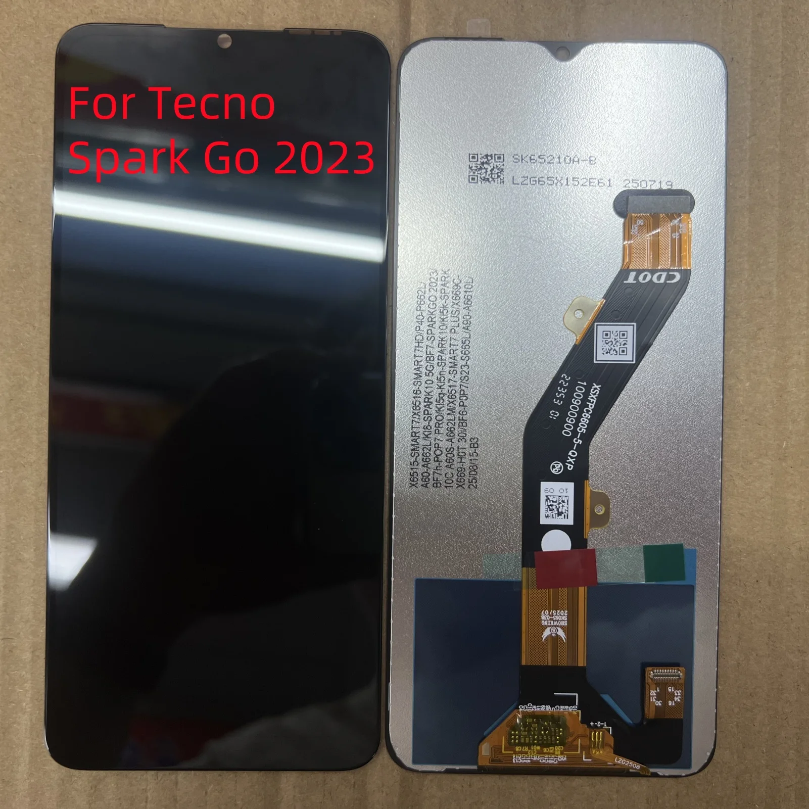6.6" For Tecno Spark Go 2023 BF7n LCD Display Touch Screen Digitizer Assembly For Tecno Spark Go 10C Replacement Parts
6.6" For Tecno Spark Go 2023 BF7n LCD Display Touch Screen Digitizer Assembly For Tecno Spark Go 10C Replacement Parts