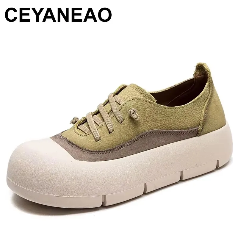 2025 Women Flat Platform Shoes Spring Luxury Design Mixed Colors Genuine Cow Leather Casual Sneakers
2025 Women Flat Platform Shoes Spring Luxury Design Mixed Colors Genuine Cow Leather Casual Sneakers