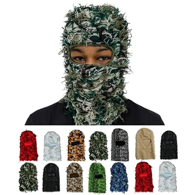 2024 New Camouflage Balaclava Knit Balaclava Distressed Knitted Full Face Ski Mask Shiesty Mask Ski Balaclava Fuzzy Balaclava
2024 New Camouflage Balaclava Knit Balaclava Distressed Knitted Full Face Ski Mask Shiesty Mask Ski Balaclava Fuzzy Balaclava