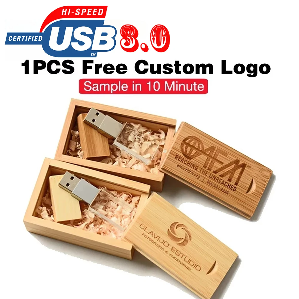 Maple Wood Crystal High Speed USB 3.0 128GB Flash Drive 64GB Free Customized LOGO Pen Drive Wooden Box Creative Gift
Maple Wood Crystal High Speed USB 3.0 128GB Flash Drive 64GB Free Customized LOGO Pen Drive Wooden Box Creative Gift