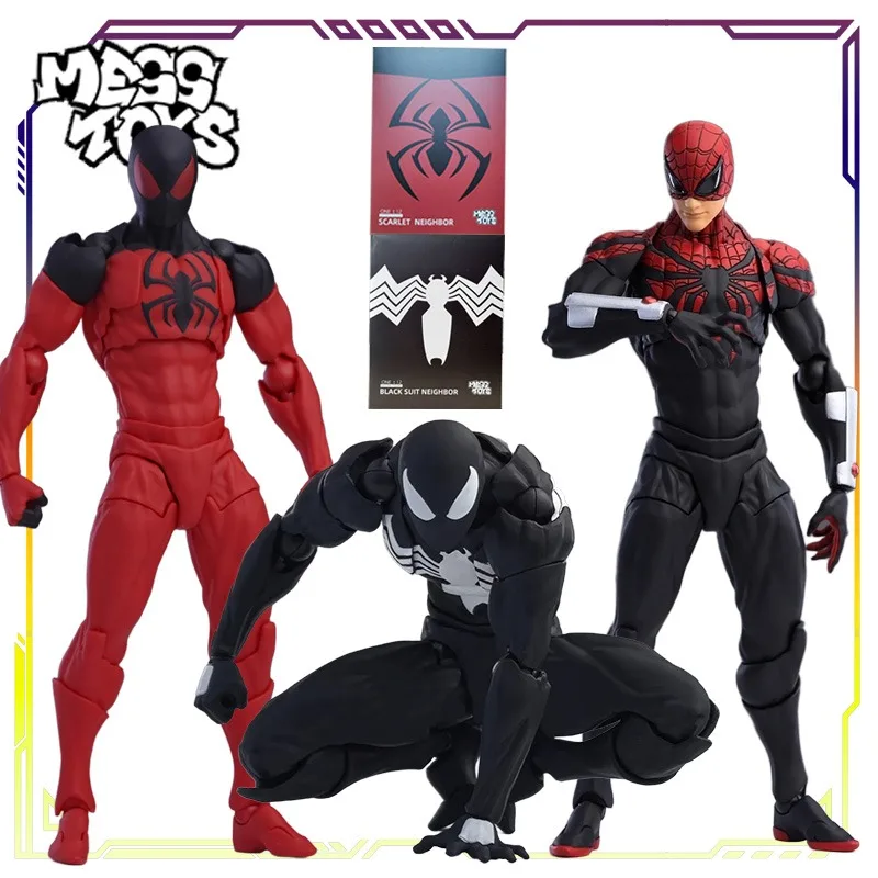 MESS TOYS Original Spider-Man Series Symbiotic Body Battle Suit Action Figure Model Toys Movable Model Ornaments Gifts Fo Boys 
MESS TOYS Original Spider-Man Series Symbiotic Body Battle Suit Action Figure Model Toys Movable Model Ornaments Gifts Fo Boys