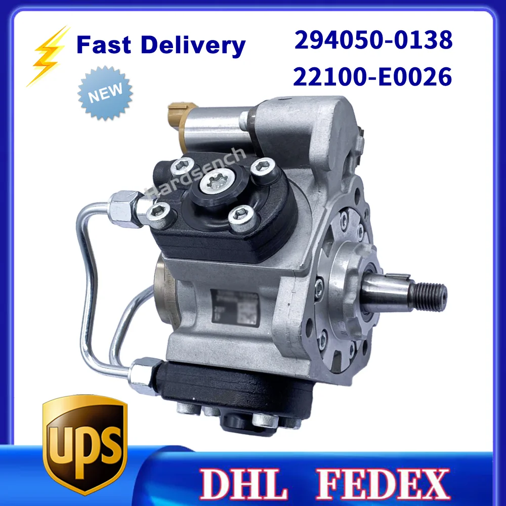 294050-0138 HP4 Diesel Fuel Injection Pump 22100-E0026 Fuel Pump for H/I/N-O J08E
294050-0138 HP4 Diesel Fuel Injection Pump 22100-E0026 Fuel Pump for H/I/N-O J08E