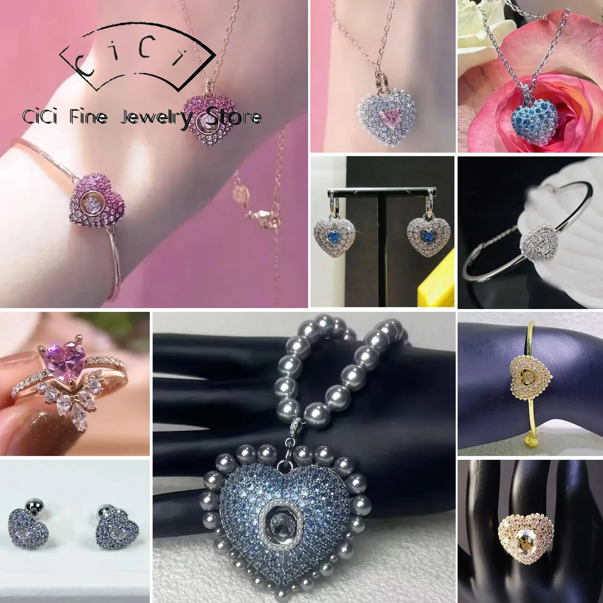 2025 Original High Quality Blue Heart Pearl Necklace Fine Jewelry Set Fashion for Women Earrings Bracelet Ring Anniversary Gifts
2025 Original High Quality Blue Heart Pearl Necklace Fine Jewelry Set Fashion for Women Earrings Bracelet Ring Anniversary Gifts