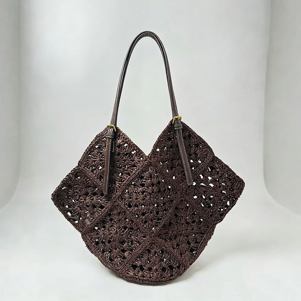 NEW Crochet Beach Bags for Women Shoulder Bag Bohemian Hollow Straw Bag Handmade Woven Women Bags Travel Shopper Tote Purses
NEW Crochet Beach Bags for Women Shoulder Bag Bohemian Hollow Straw Bag Handmade Woven Women Bags Travel Shopper Tote Purses