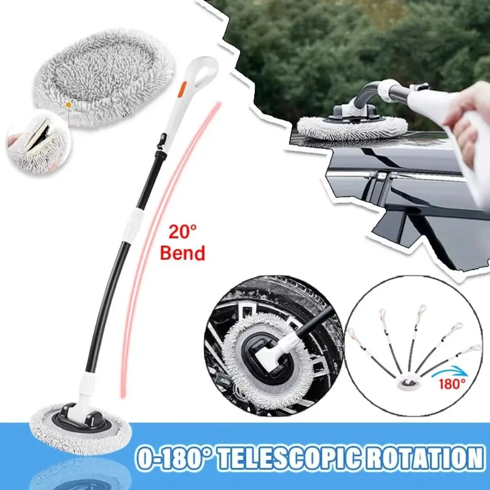 Large Grip Car Wash Brush Chenille Soft Bristles 20° Bend Telescoping Long Handle Mop Scratch-Free Super Absorbent
Large Grip Car Wash Brush Chenille Soft Bristles 20° Bend Telescoping Long Handle Mop Scratch-Free Super Absorbent