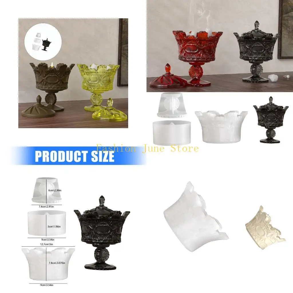 N5KA Vintage Crown Handmade Cup Molds Suitable for Crafting Jars
N5KA Vintage Crown Handmade Cup Molds Suitable for Crafting Jars
