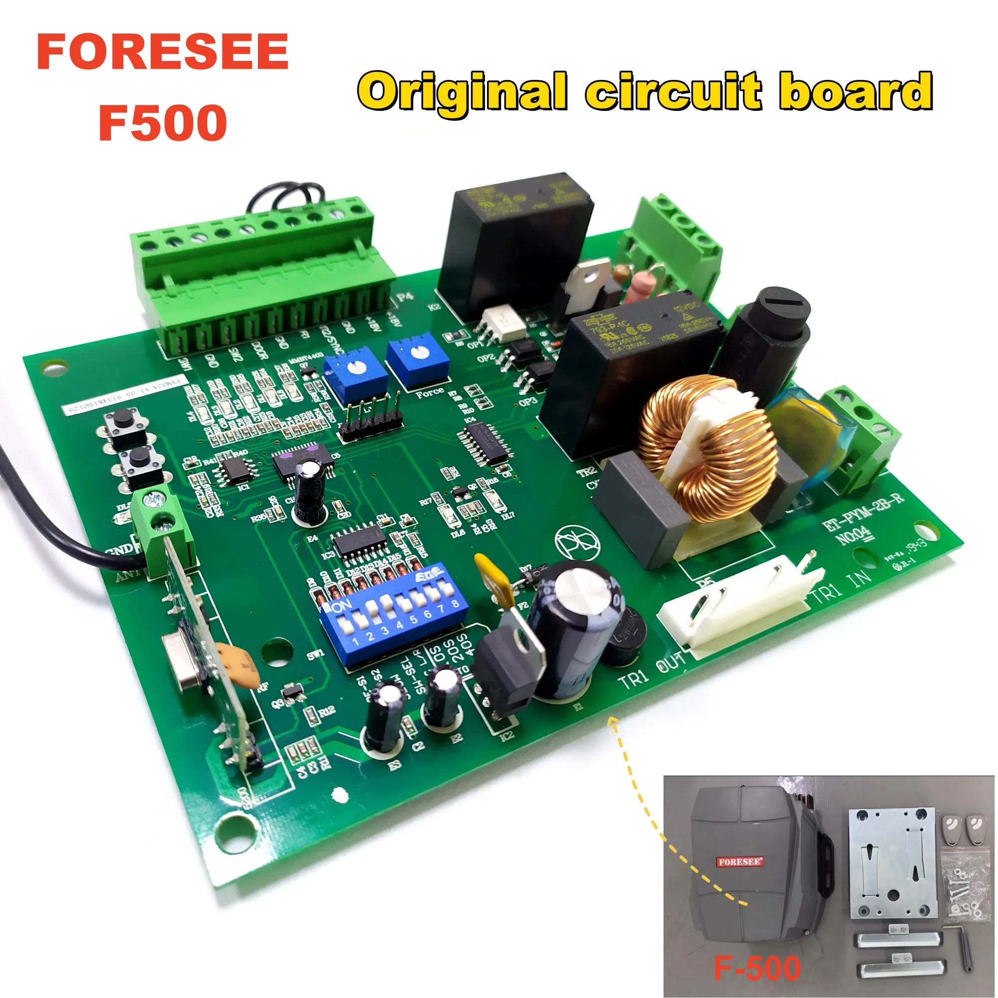 FORESEE Original Circuit Board Electric Door Machine Control Board for F500/F600 Control Box Accessories FR36
FORESEE Original Circuit Board Electric Door Machine Control Board for F500/F600 Control Box Accessories FR36