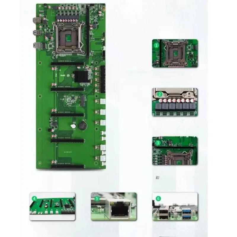 DeepSeek server X99 main board 5 card direct plug-in including CPU barebones 3060 platform 30 series graphics card
DeepSeek server X99 main board 5 card direct plug-in including CPU barebones 3060 platform 30 series graphics card