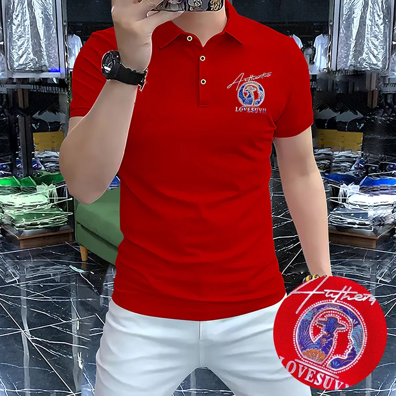 Light Luxury Men's Polo Shirt 2025 Summer New Personalized LOGO Lapel Collar Short Sleeve Tees Breathable Solid Trend Clothing
Light Luxury Men's Polo Shirt 2025 Summer New Personalized LOGO Lapel Collar Short Sleeve Tees Breathable Solid Trend Clothing